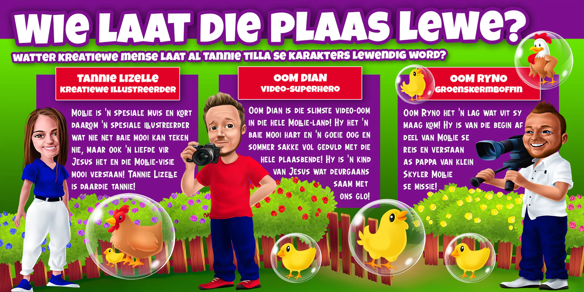 Wie laat die plaas lewe